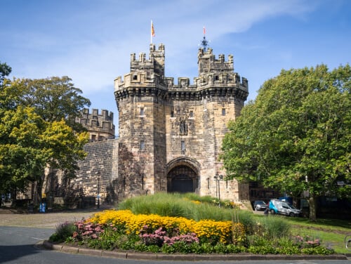 Lancaster Castle front enterance