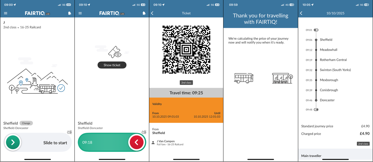 Overview of Fairtiq app