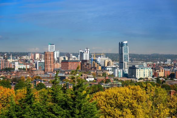 View of Leeds city centre