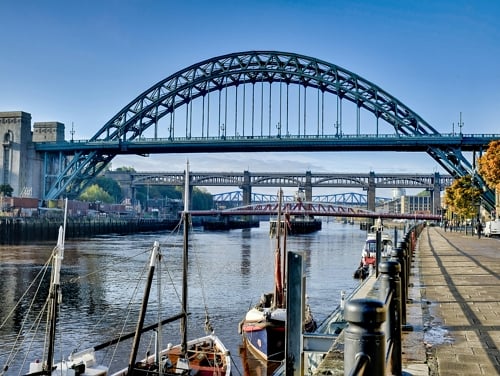 Newcastle Bridge in the sunshine