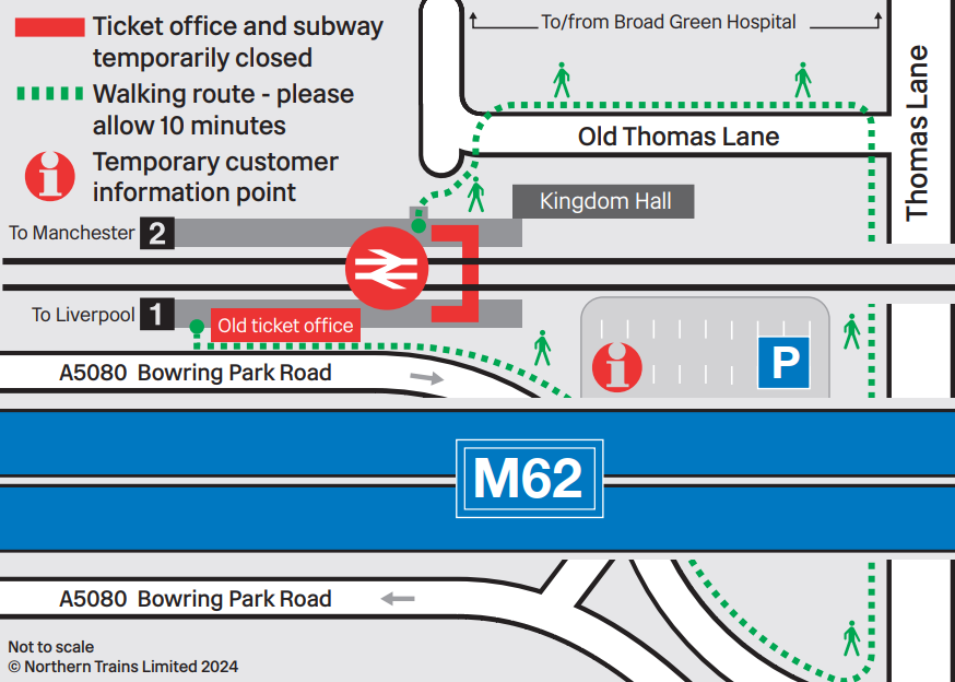 Broad green subway map 