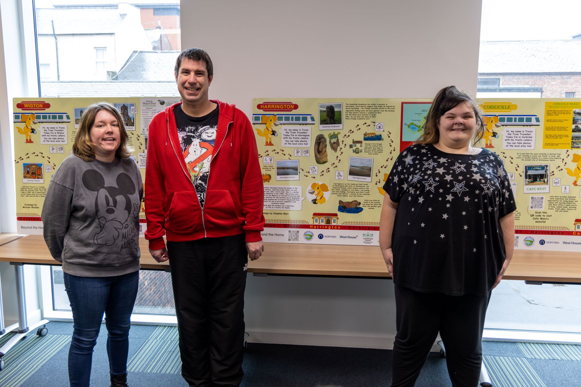 Makaton information panels installed at Cumbria stations to help people ...