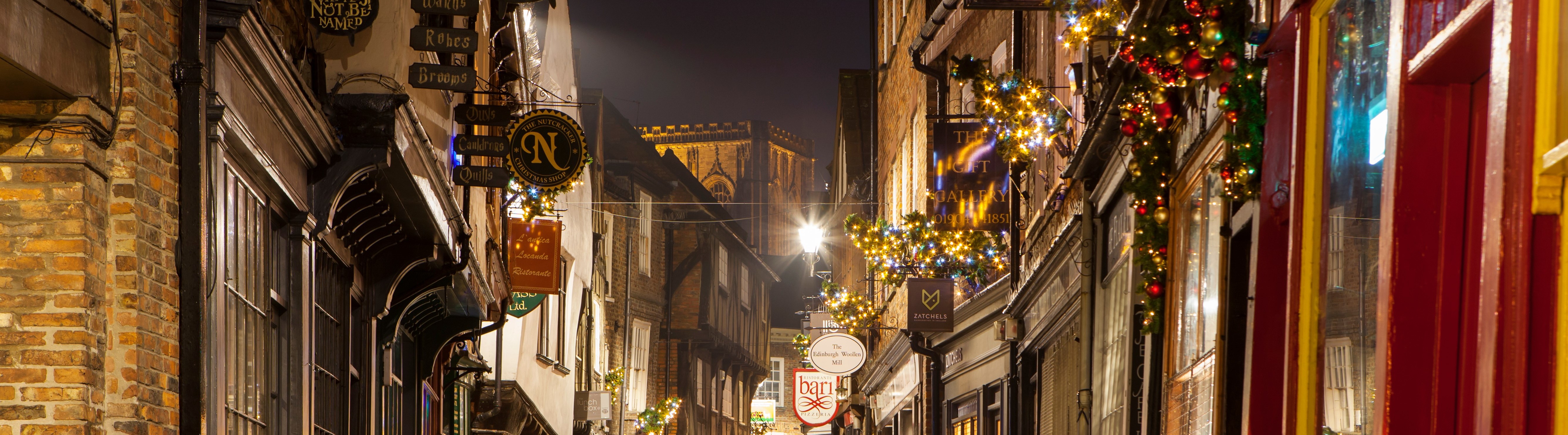 Christmas shopping in York