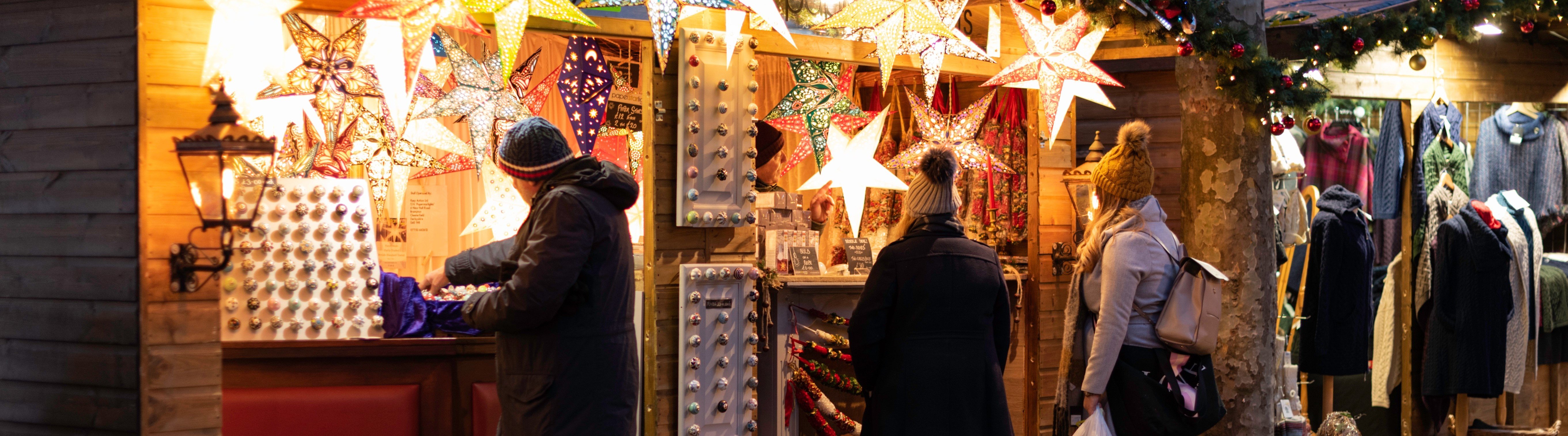 Christmas shopping in Manchester