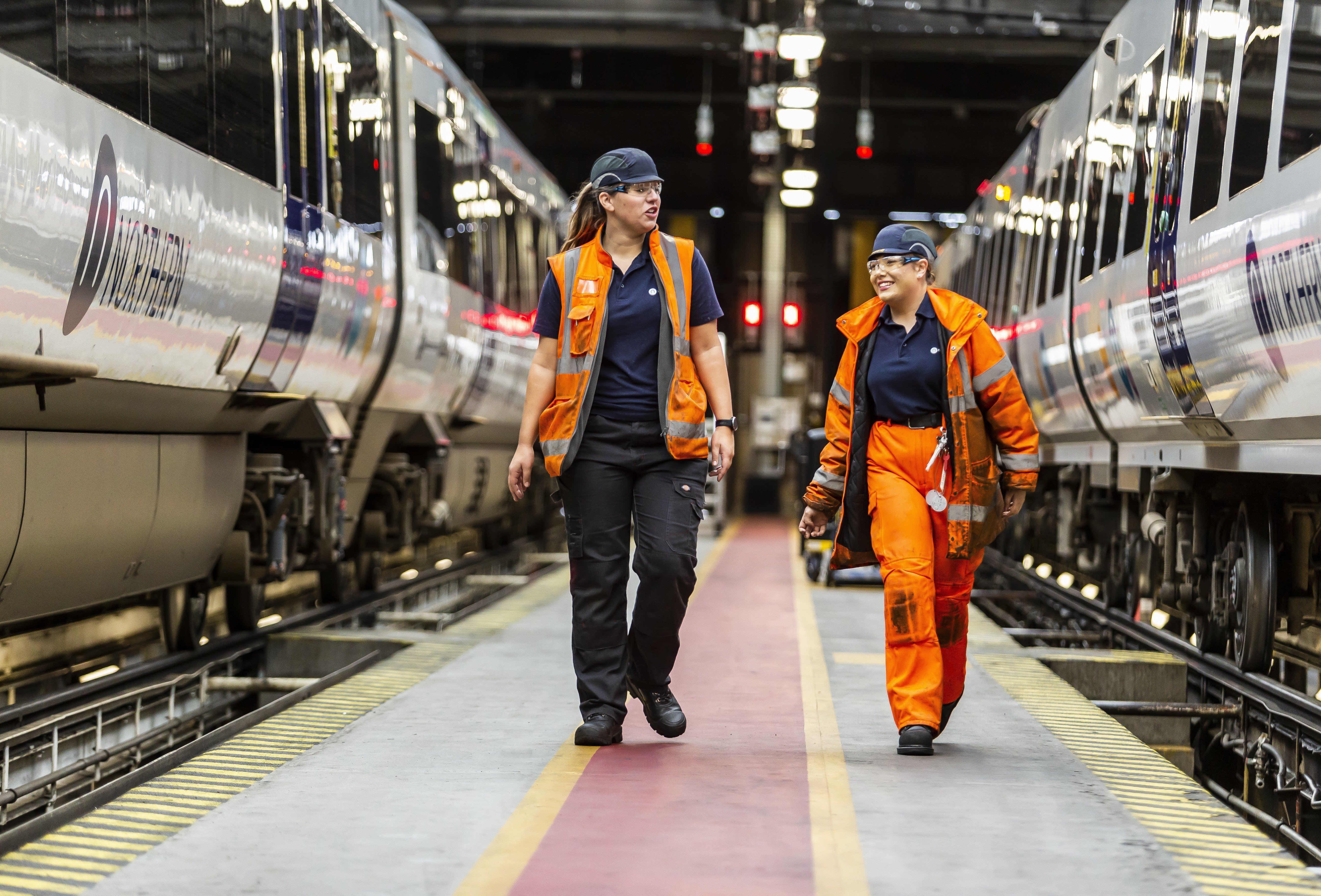 this-image-shows-kate-towns-l-with-a-colleague-at-neville-hill-depot