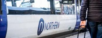 Image shows Northern train at platform with customer on the platform cropped-3 qxm3r-5g689-j7kbj-ypqvc-qadmm