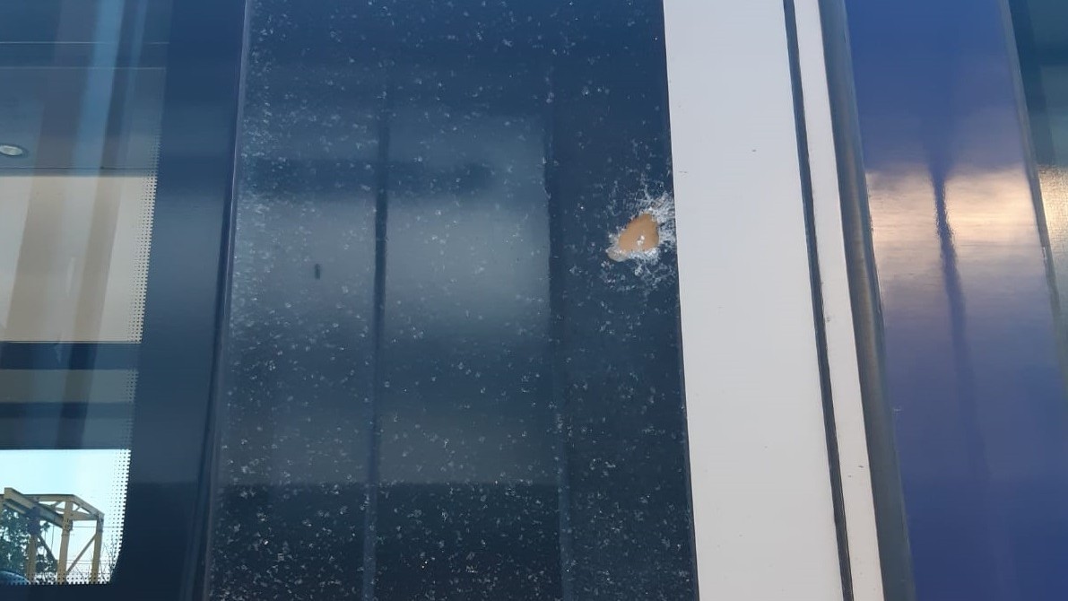 Image shows damage caused by attack on Northern train
