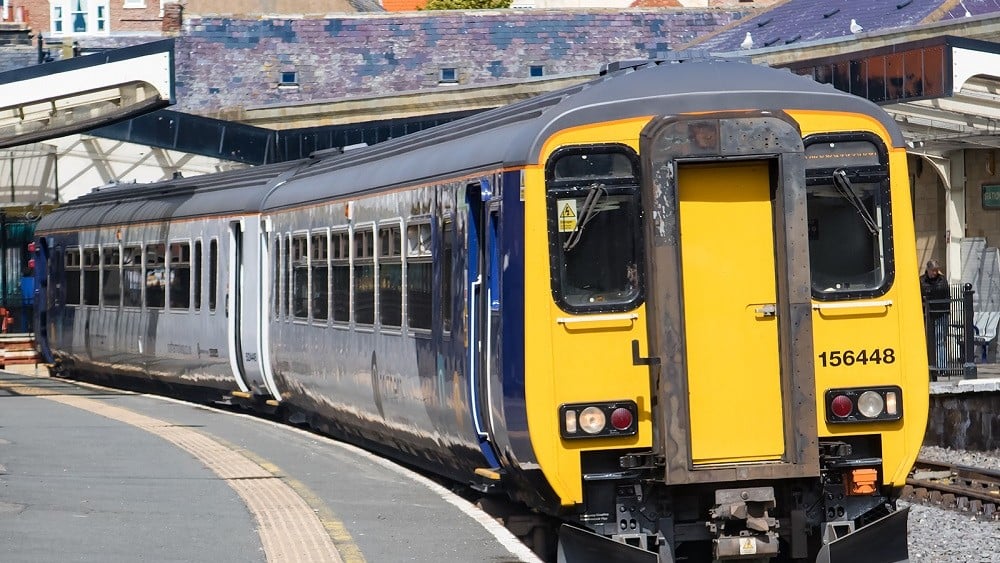Image shows one of Northern's diesel trains