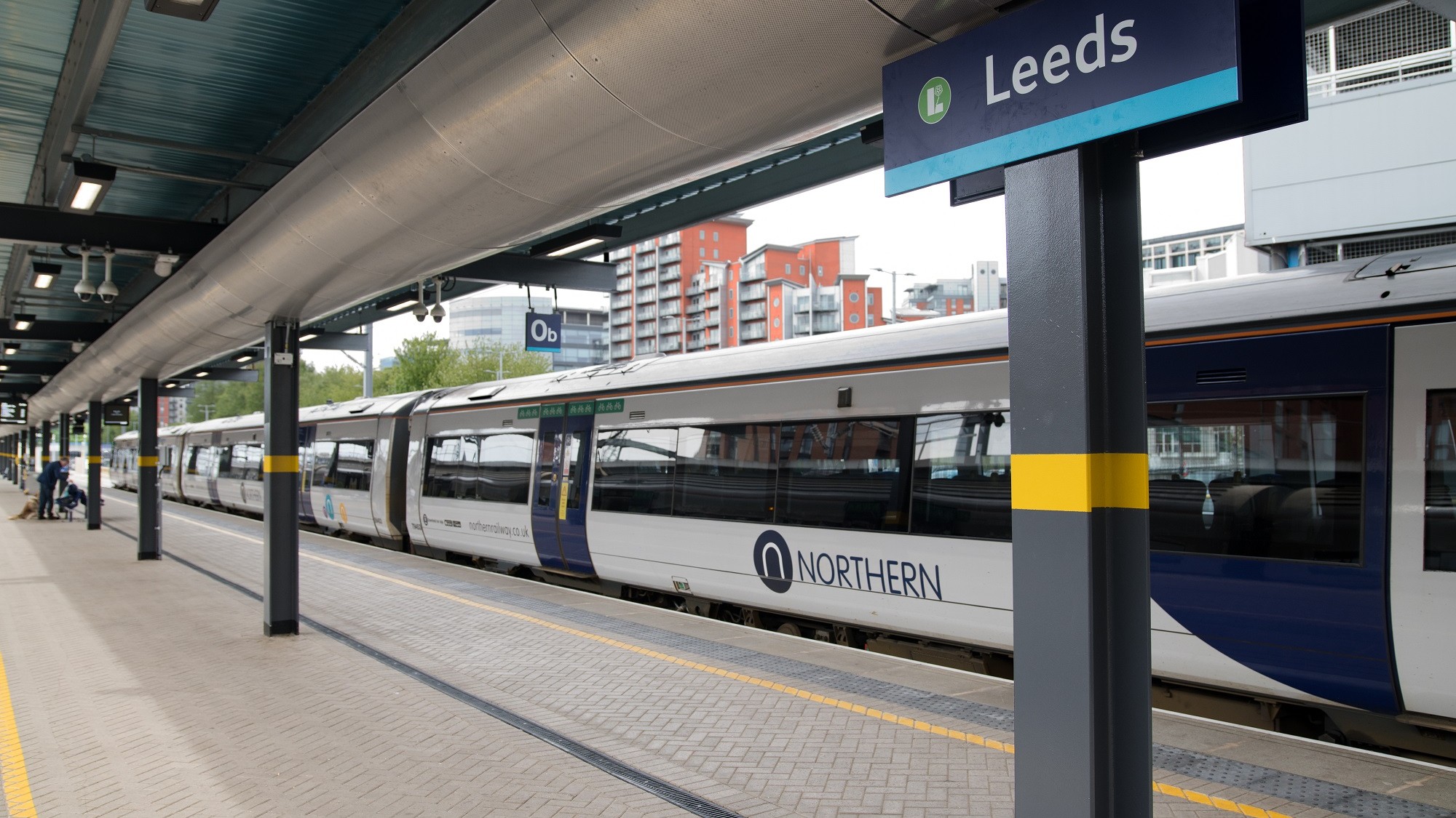 Northern train at Leeds station