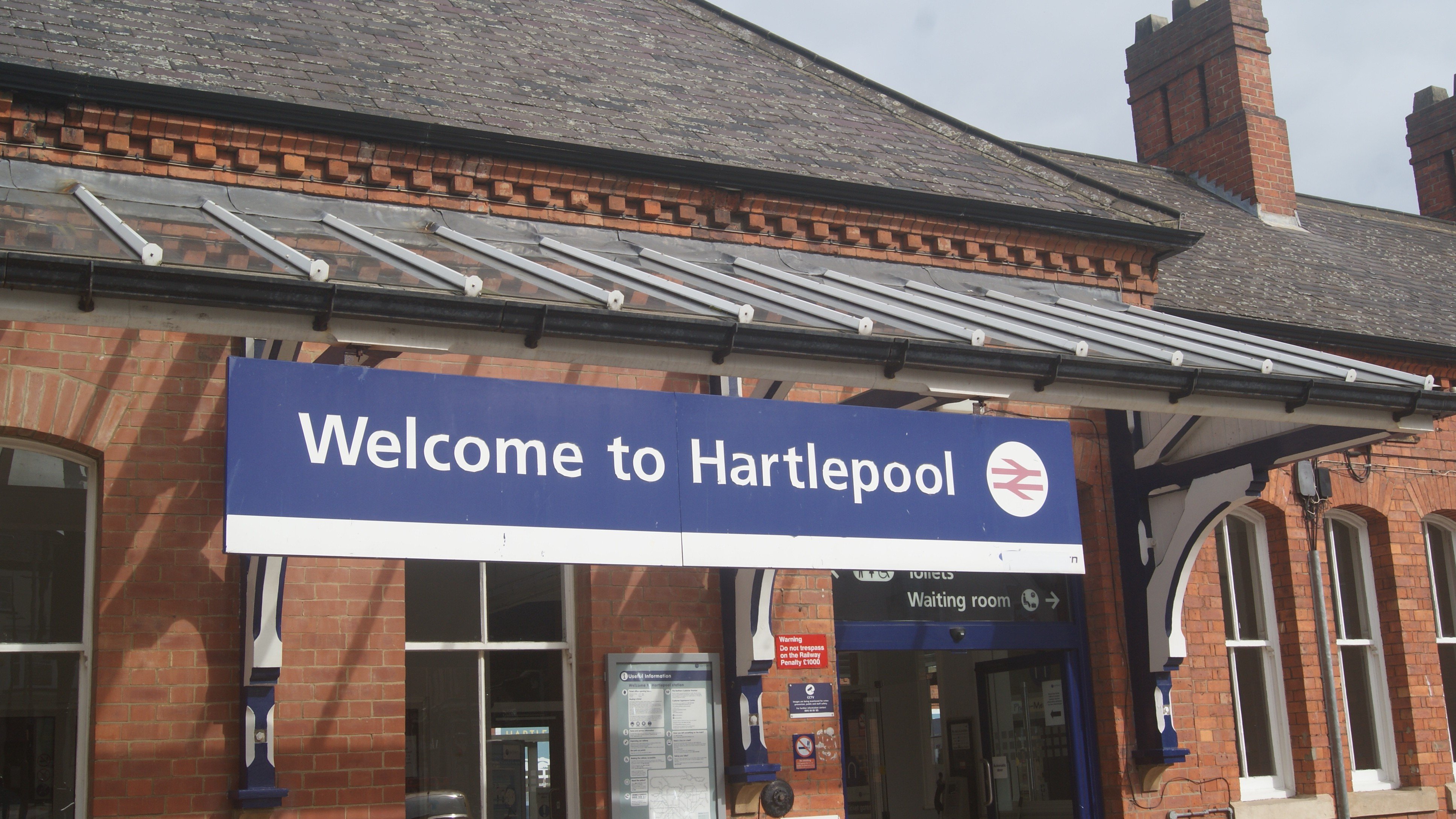 This image shows Hartlepool station